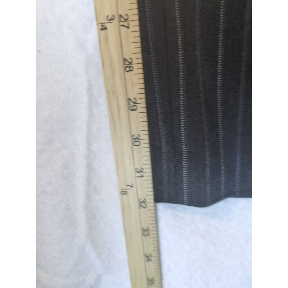 NWT Valerie Stevens black dress pants w/ blue & gray stripes, stretch. Size 6 - Picture 11 of 12